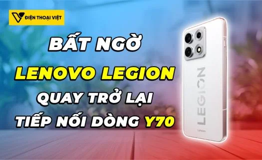 Tin shock: Lenovo sẽ tiếp tục sản xuất điện thoại chơi game Lenovo Legion Y70