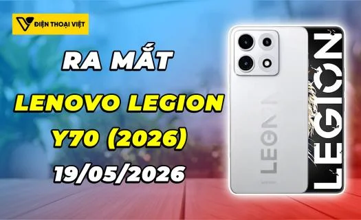 Lenovo Legion Y70 (2026) ra mắt 19/05/2026: Pin 8000mAh và màn hình 2K