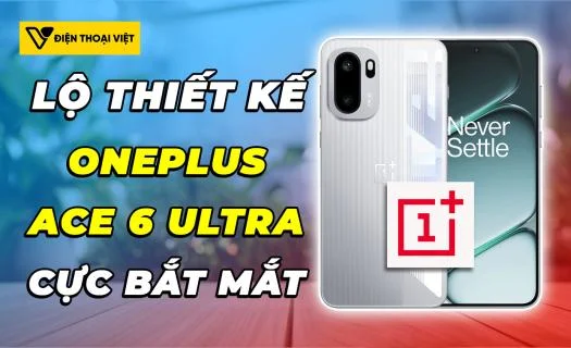 Lộ thiết kế OnePlus Ace 6 Ultra: Ngoại hình cực mạnh mẽ và bắt mắt