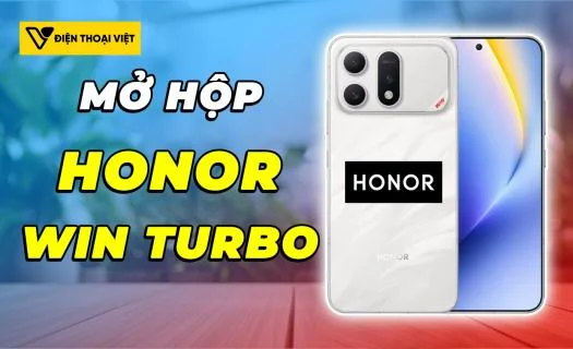 Mở hộp Honor WIN Turbo: Hiệu năng khỏe, pin siêu khủng