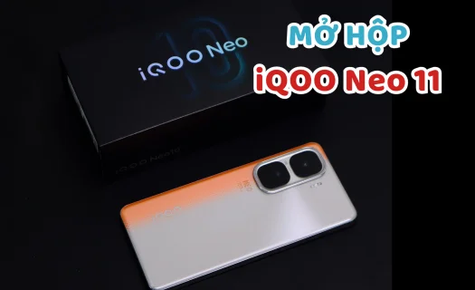 Mở hộp iQOO Neo 10: Phiên bản màu cam quá chất, giá tầm trung