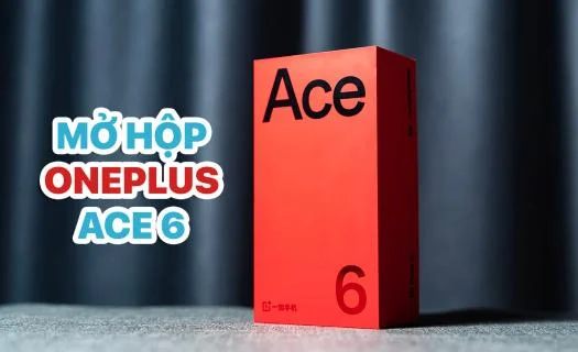 Mở hộp OnePlus Ace 6: Mặt lưng khác biệt so với bản tiền nhiệm