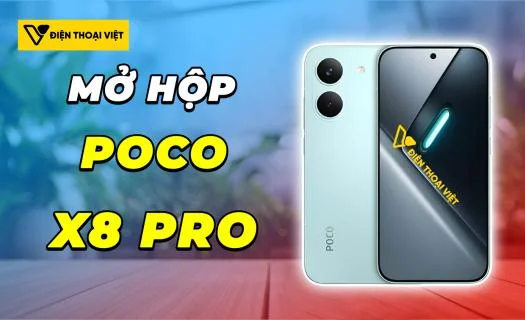 Mở hộp POCO X8 Pro: Pin ngon 5000mAh lại còn kèm củ sạc 100W