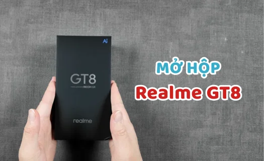 Mở hộp Realme GT8: Nhìn thì cao cấp nhưng giá rẻ tầm trung