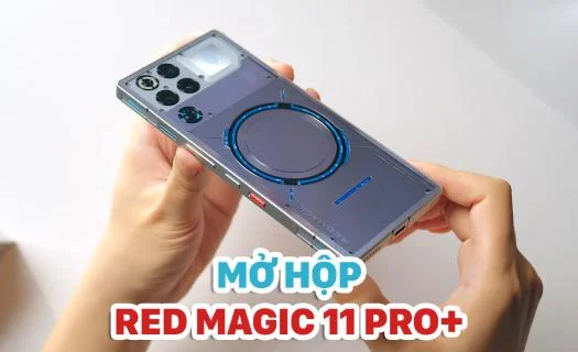 Mở hộp Red Magic 11 Pro Plus: Thiết kế mặt lưng khác biệt lớn