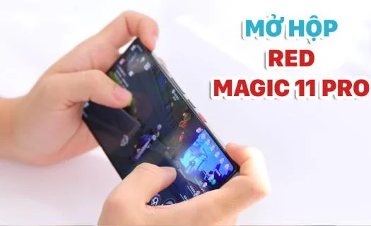 Mở hộp Red Magic 11 Pro: Thân máy mỏng vẫn chứa được viên pin 8000mAh