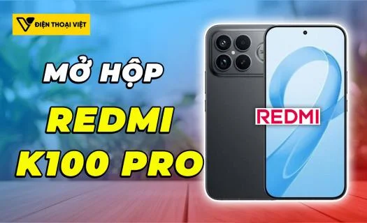 Mở hộp REDMI K100 Pro: Thiết kế quen thuộc, pin 8580mAh