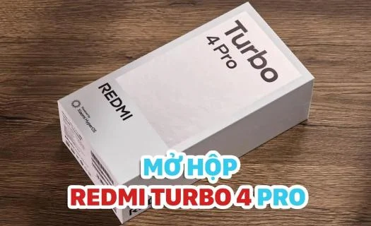 Mở hộp REDMI Turbo 4 Pro: Màu xanh Matcha này dịu quá
