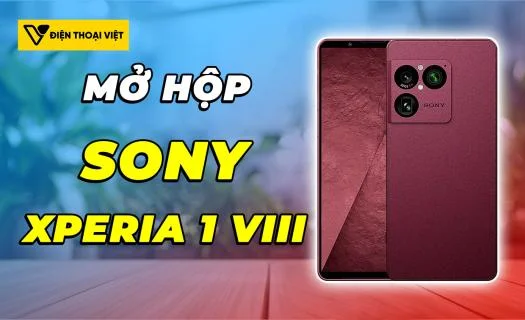 Mở hộp Sony Xperia 1 VIII: Cấu hình tầm trung giá Flagship?