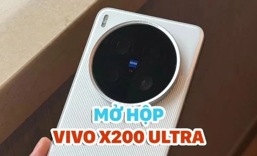 Mở hộp Vivo X200 Ultra: Mặt lưng lạ mà quen, cầm nắm đầm tay