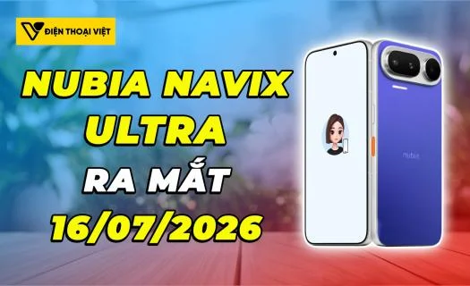 Nubia NaviX Ultra ra mắt 16/07/2026: Smartphone AI đầu tiên