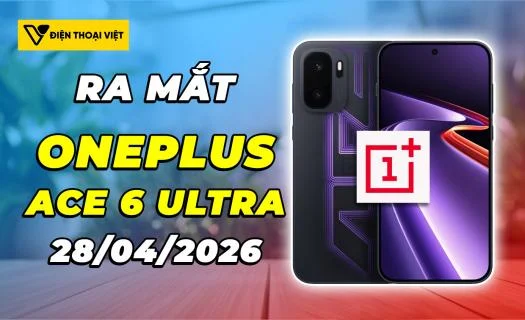 OnePlus Ace 6 Ultra ra mắt 28/04/2026: Chip Dimensity 9500 và pin 8600mAh