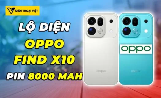 OPPO Find X10 lộ diện thông số: Pin 8000mAh, sạc nhanh 80W