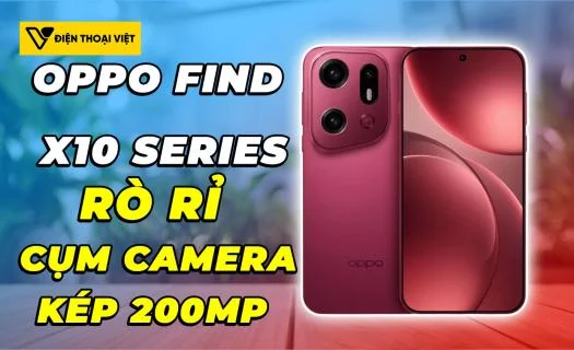 OPPO Find X10 series hé lộ nhiều thông tin mới: cụm camera kép 200MP?