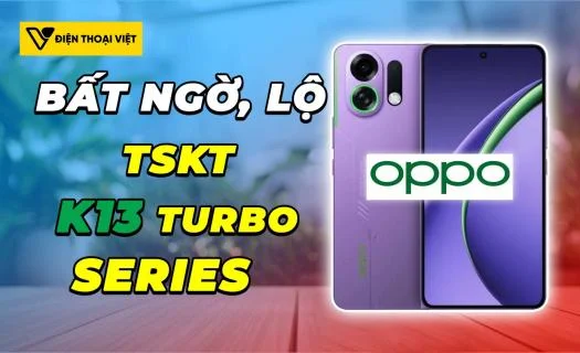 OPPO K14 Turbo, K14 Turbo Pro: Nâng cấp vượt trội Chip Dimensity 9500s, pin 8000mAh