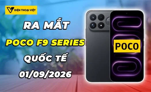 POCO F9 Series chuẩn bị ra mắt 01/09/2026: Snapdragon 8 Elite Gen 5 và pin 8050mAh