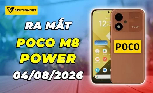 POCO M8 Power ra mắt 04/08/2026: Quái vật pin tầm trung