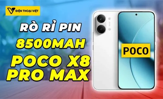 Bất ngờ, POCO X8 Pro Max xuất hiện với pin 8500mAh sạc 100W