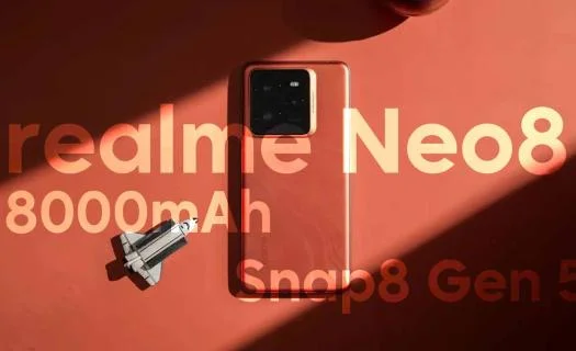 [Gây bão] Realme Neo8 lộ diện: Pin 8000mAh, Snapdragon 8 Gen 5 và màn hình 165Hz