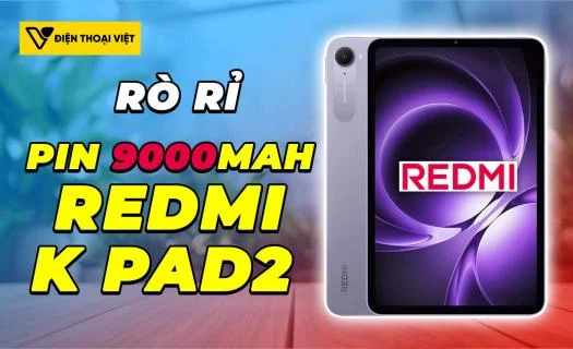REDMI K Pad 2 rò rỉ pin 9000mAh, màn hình 3K 165Hz sẽ ra mắt toàn cầu