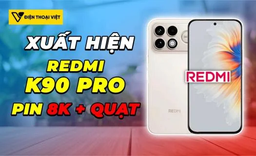 REDMI K90 Pro sẽ trang bị Snapdragon 8 Elite, quạt tản nhiệt và pin 8000mAh