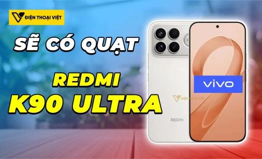 REDMI K90 Ultra tích hợp quạt tản nhiệt: Chip Dimensity 9500 hơi thất vọng