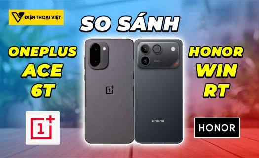 So sánh OnePlus Ace 6T vs Honor WIN RT: Lượng pin cực khủng
