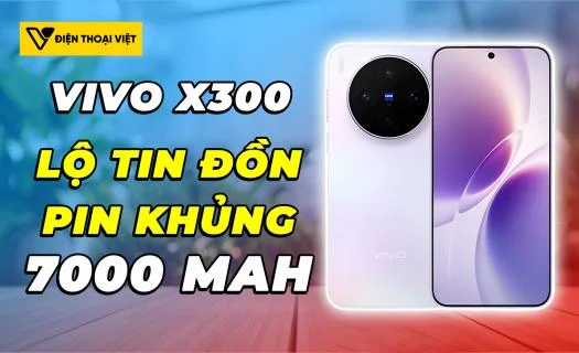 Vivo X500 gây chú ý với tin đồn sở hữu pin "khủng" 7.000mAh