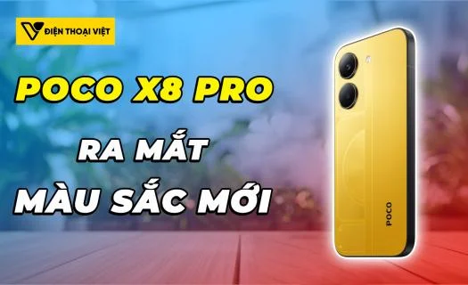 Xiaomi ra mắt màu Vàng đậm mới cho Poco X8 Pro, lấy cảm hứng từ các đường đua