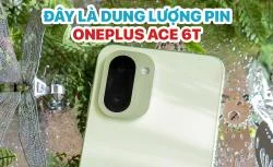Vượt 8.000 mAh, đây là dung lượng pin của OnePlus Ace 6T