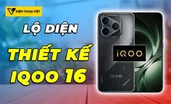 iQOO 16 lộ thiết kế: Đậm chất gaming, trông hơi pha ke