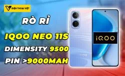 iQOO Neo 11s tiếp tục lộ thông số: Dimensity 9500 và pin 9K, ngày ra mắt đang đến gần!