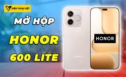 Mở hộp Honor 600 Lite: Ngoại hình rất apple và lượng pin lớn