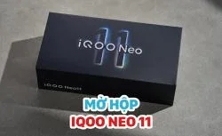 Mở hộp iQOO Neo 11: Thiết kế mặt lưng với màu sắc bắt mắt