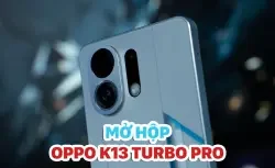 Mở hộp OPPO K13 Turbo Pro: Quạt tản nhiệt tích hợp trên chiếc máy 7 triệu