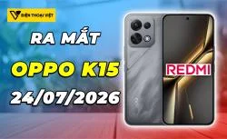 OPPO K15 ra mắt 24/07/2026: Pin 8000mAh và quạt tản nhiệt siêu mát