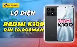 REDMI K100 lộ diện: Pin 10.000mAh, vân tay siêu âm và chip Snapdragon đầu 8