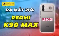 REDMI K90 Max ra mắt 21/04/2026: Màn hình 165Hz, quạt tản nhiệt