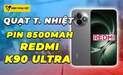 Tiết lộ, REDMI K90 Ultra sẽ có quạt tản nhiệt, pin 8500mAh, màn hình 165Hz