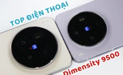 Top điện thoại chip Dimensity 9500 mạnh mẽ nhất 2026