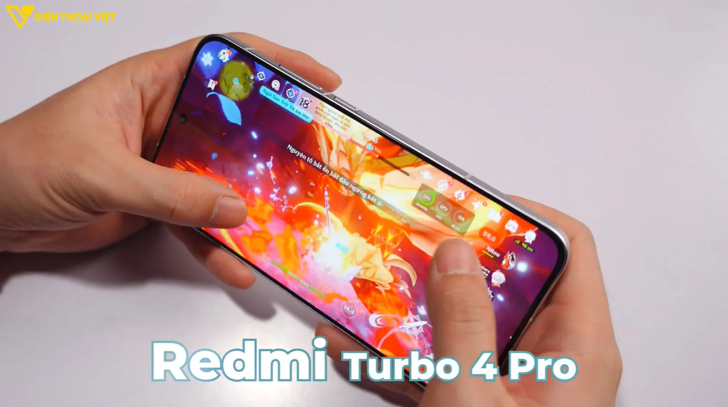 REDMI Turbo 4 Pro đạt trung bình FPS 56 FPS trong game Genshin Impact
