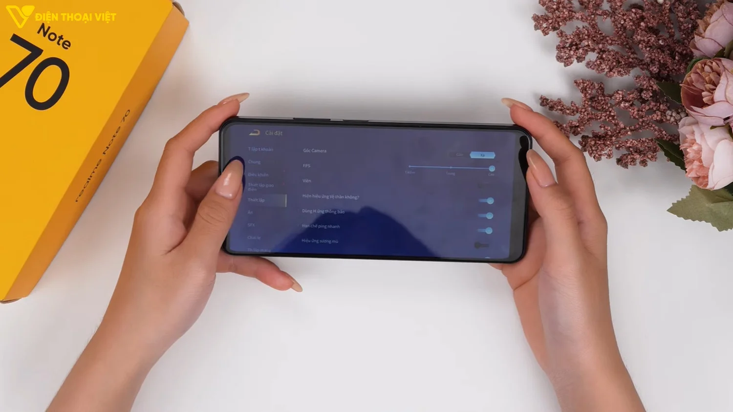 Realme Note 70 đạt trung bình 59 FPS