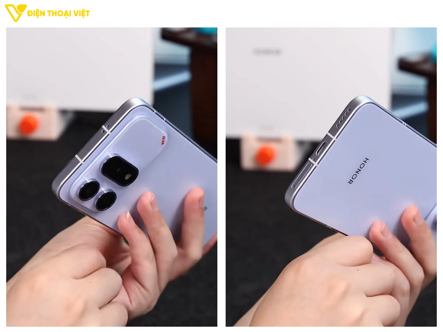 Cạnh trên và cạnh dưới Honor WIN Turbo