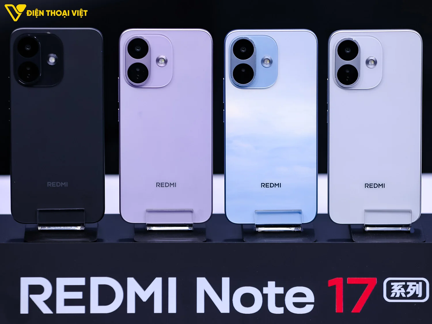 Bốn phiên bản màu trên REDMI Note 17 Pro