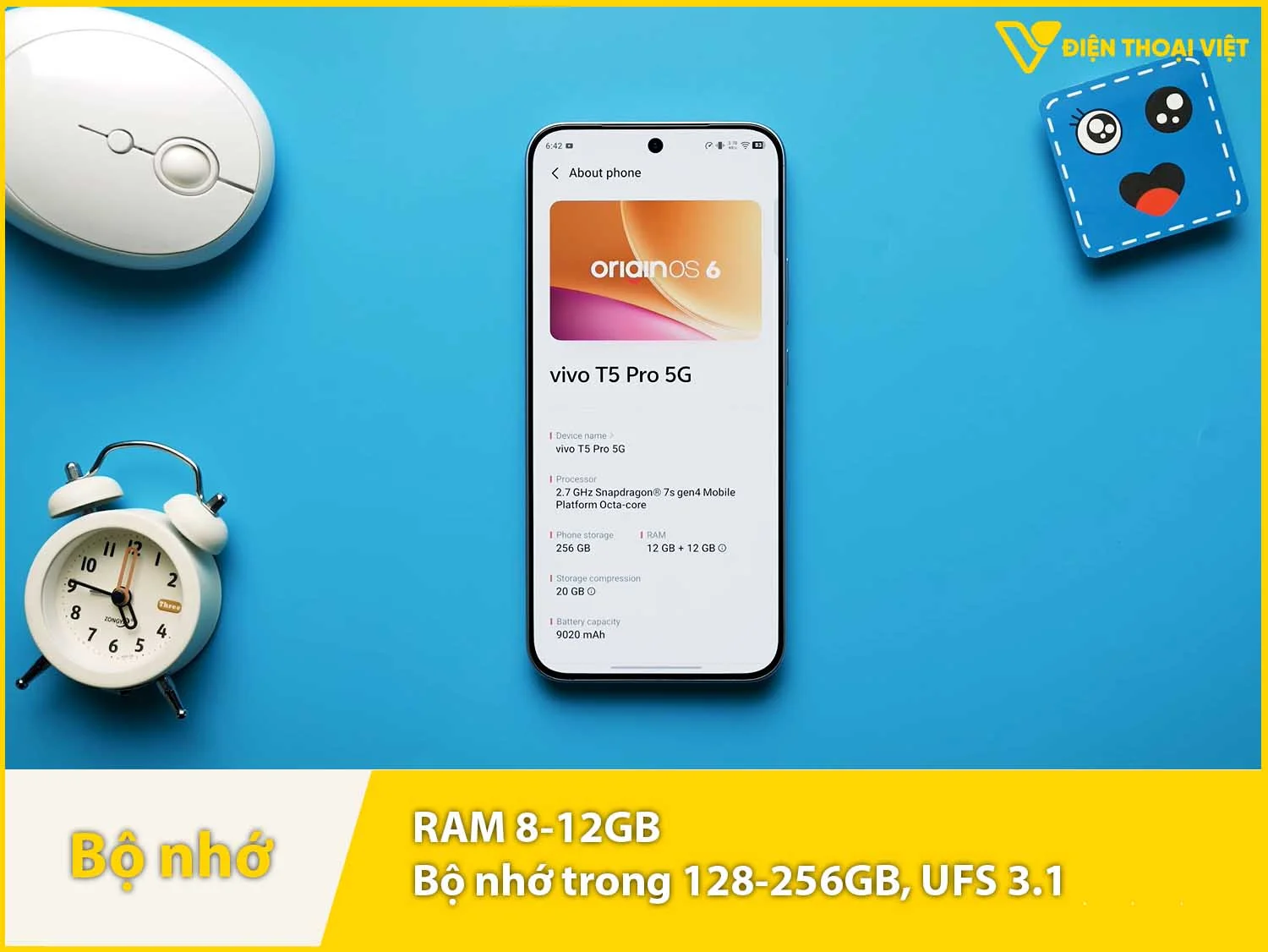 RAM 8-12GB & Bộ nhớ 128-256GB