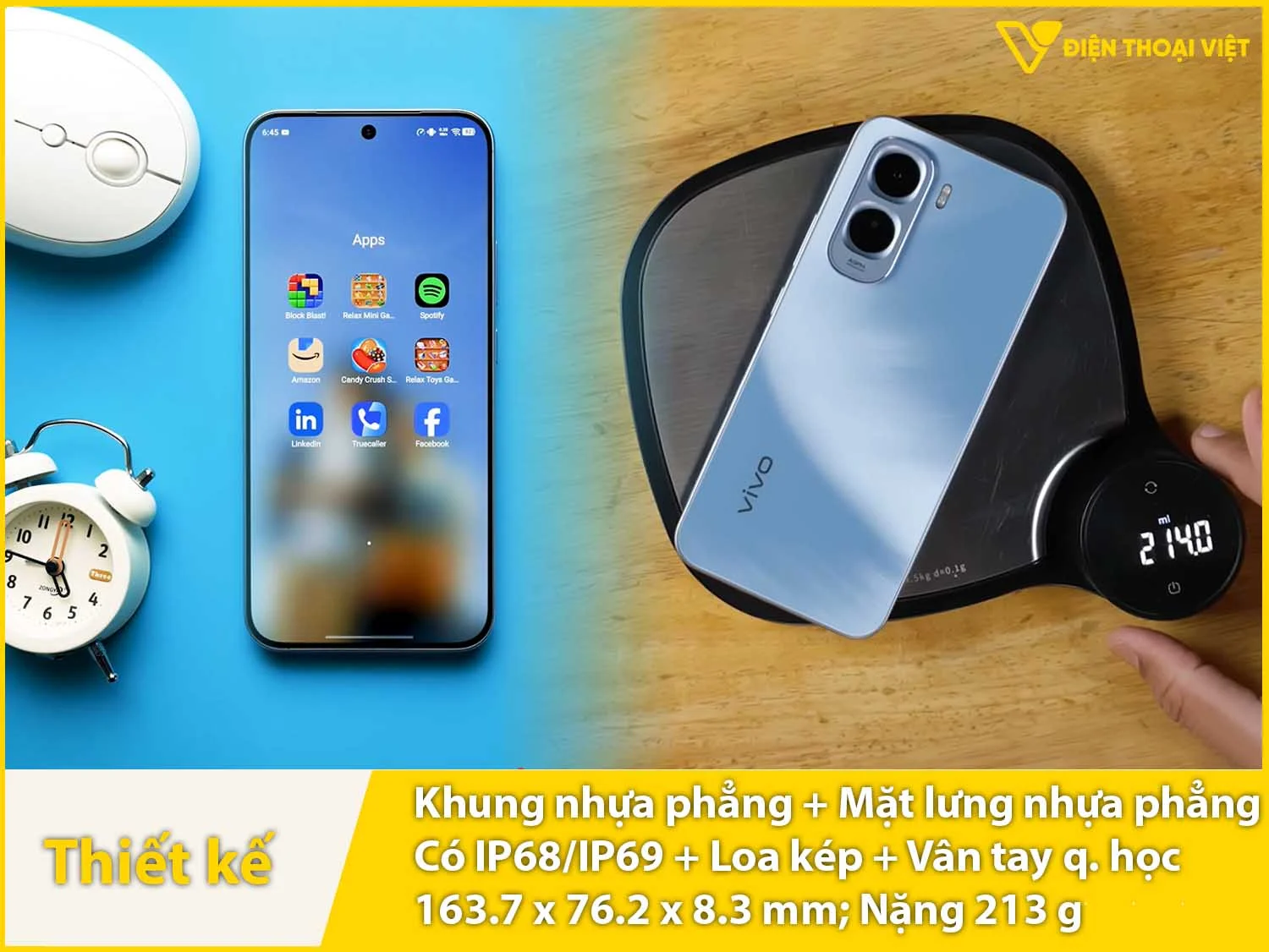 Ngoại hình vuông vức, thời trang & Khung nhựa phẳng