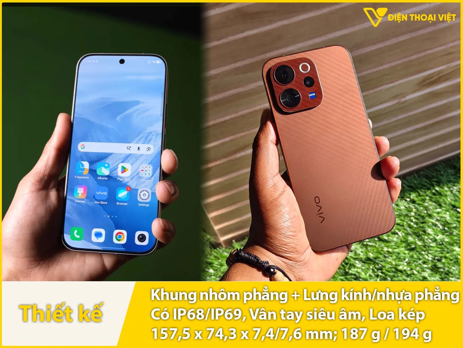 Khung nhôm phẳng & 2 mặt trước sau phẳng