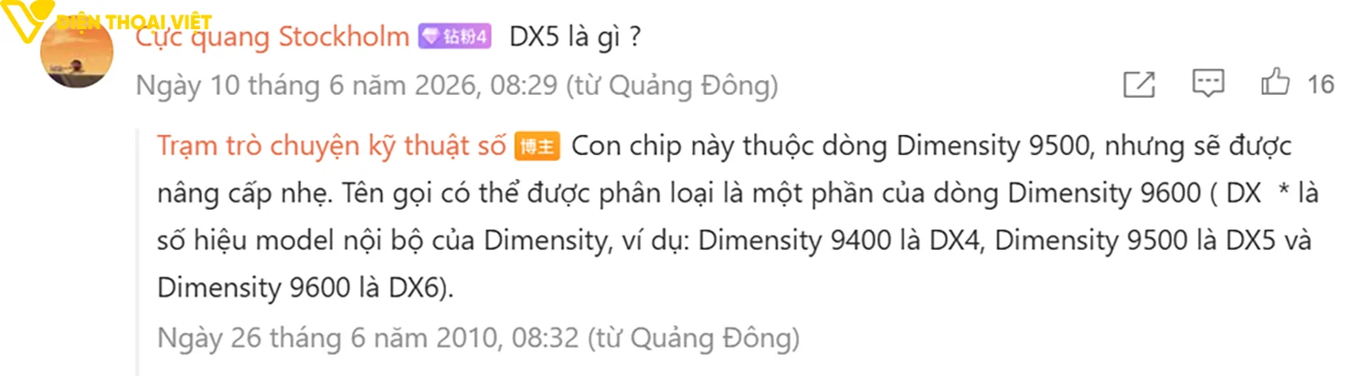 Vivo X500e dự kiến sẽ được trang bị bộ vi xử lý MediaTek Dimensity 9500