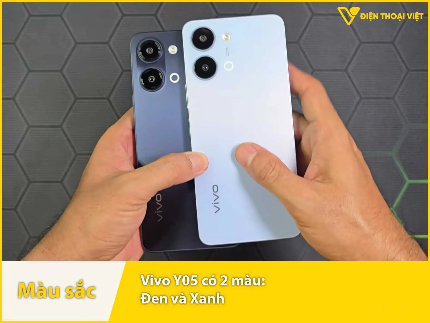 Vivo Y05 cung cấp 2 màu sắc