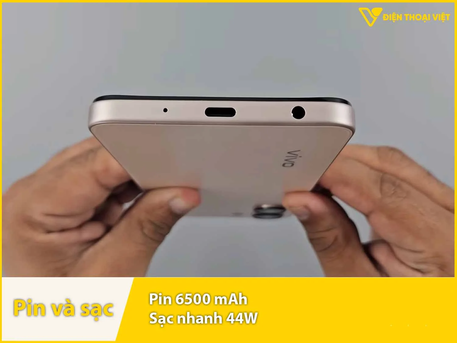 Pin 6500mAh & Sạc nhanh 44W